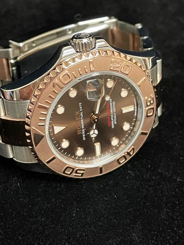 2022 Rolex Yacht-Master 268621 Chocolate Dial TT Rose Oyster No Papers 37mm
