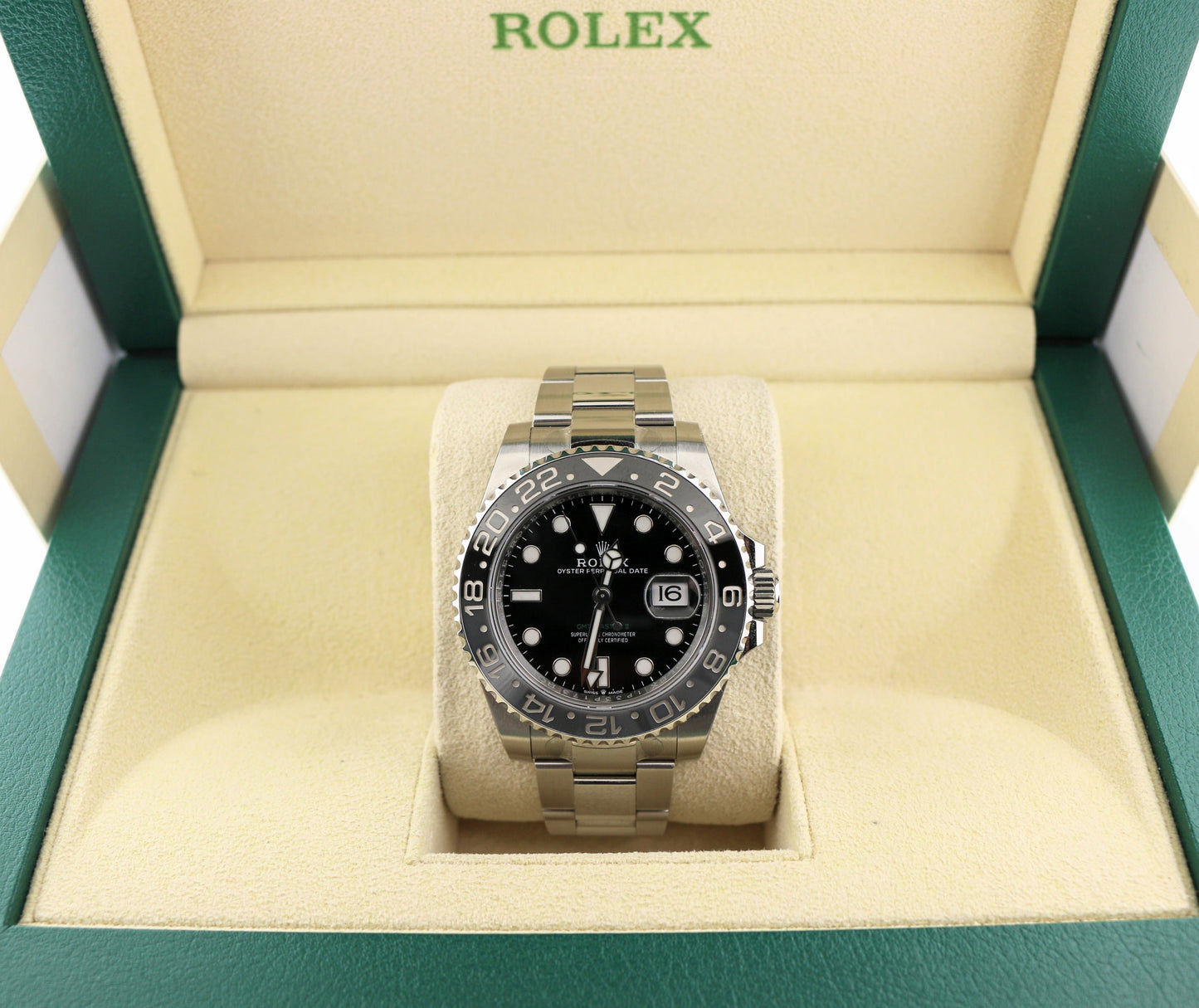 Unworn 2024 Rolex GMT-Master II 126710GRNR Bruce Wayne Stickered No Papers 40mm