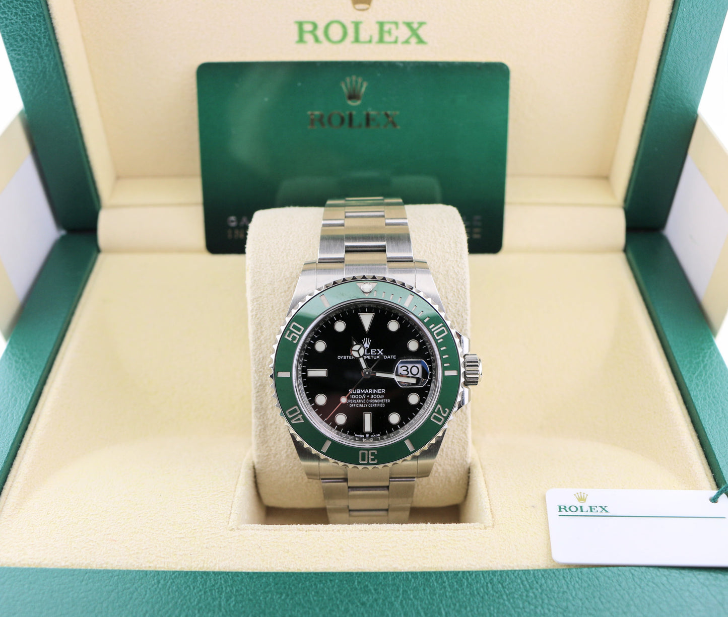 2020 Rolex Submariner Starbucks 126610LV Black Dial SS Oyster With Papers 41mm
