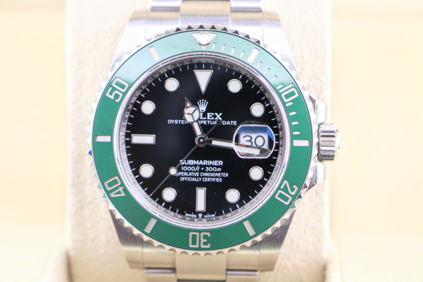 2020 Rolex Submariner Starbucks 126610LV Black Dial SS Oyster With Papers 41mm