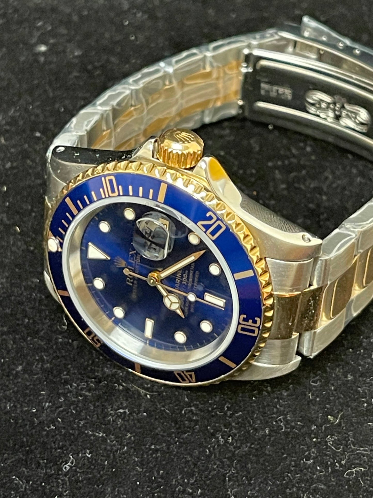 1997 Rolex Submariner 16613 Blue Dial TT Oyster No Papers 40mm