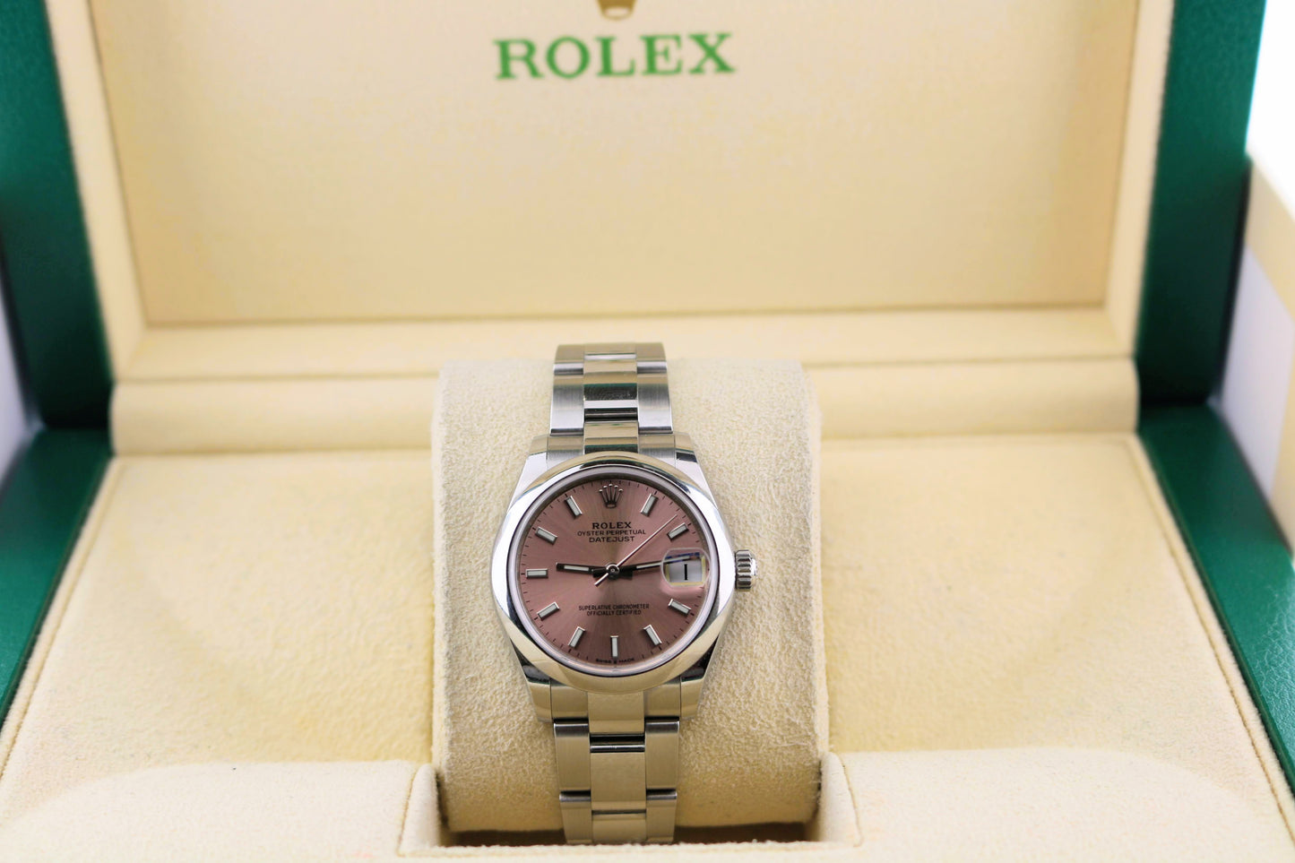 2022 Rolex Midsize Ladies Datejust 278240 Pink Dial SS Oyster No Papers 31mm