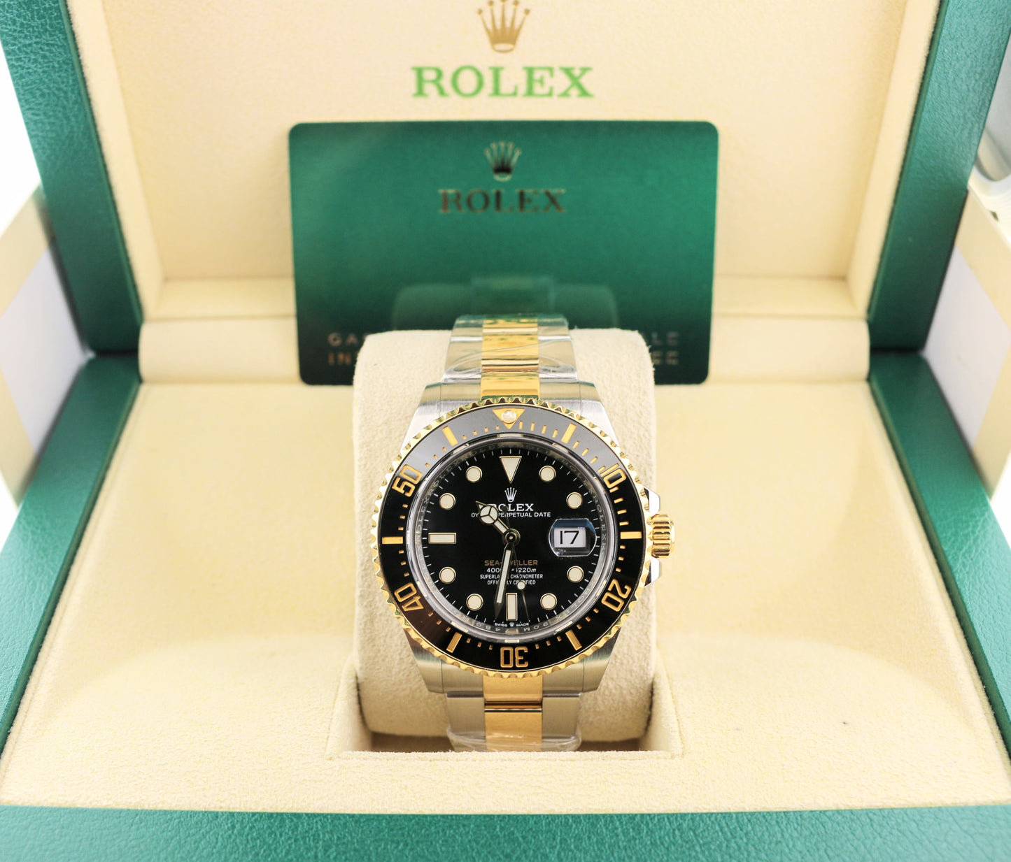 2020 Rolex Sea-Dweller 126603 Black Dial TT 18kt Oyster With Papers 43mm
