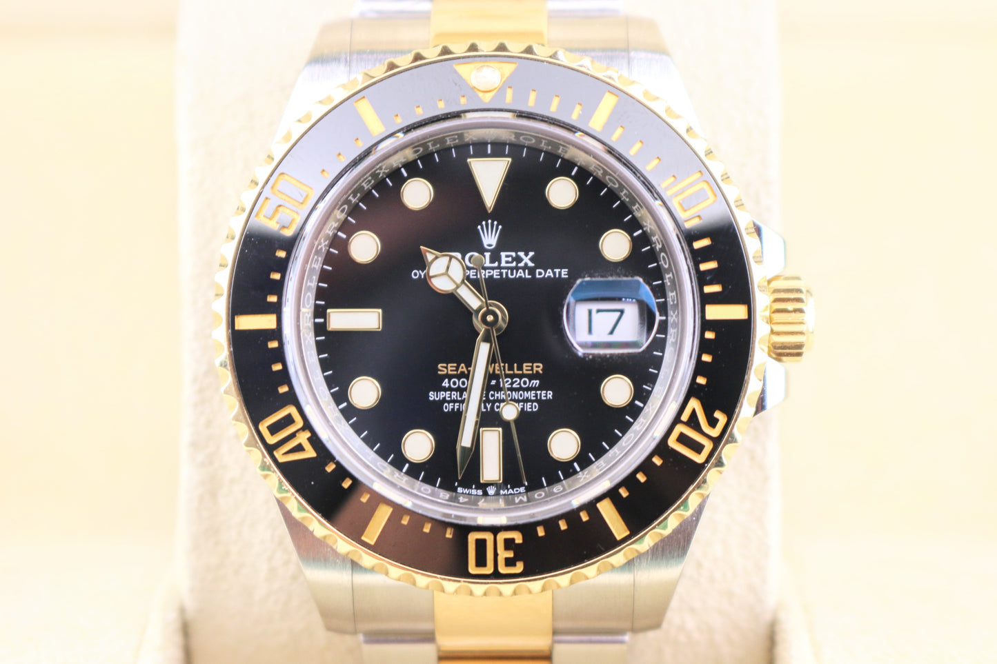 2020 Rolex Sea-Dweller 126603 Black Dial TT 18kt Oyster With Papers 43mm