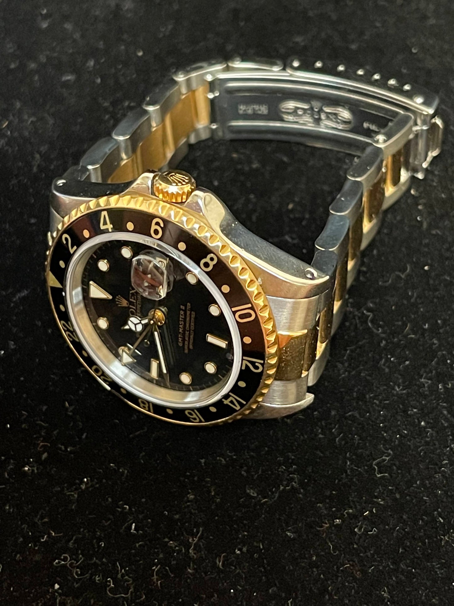 1991 Rolex GMT Master II 16713 Black Dial TT Oyster No Papers 40mm