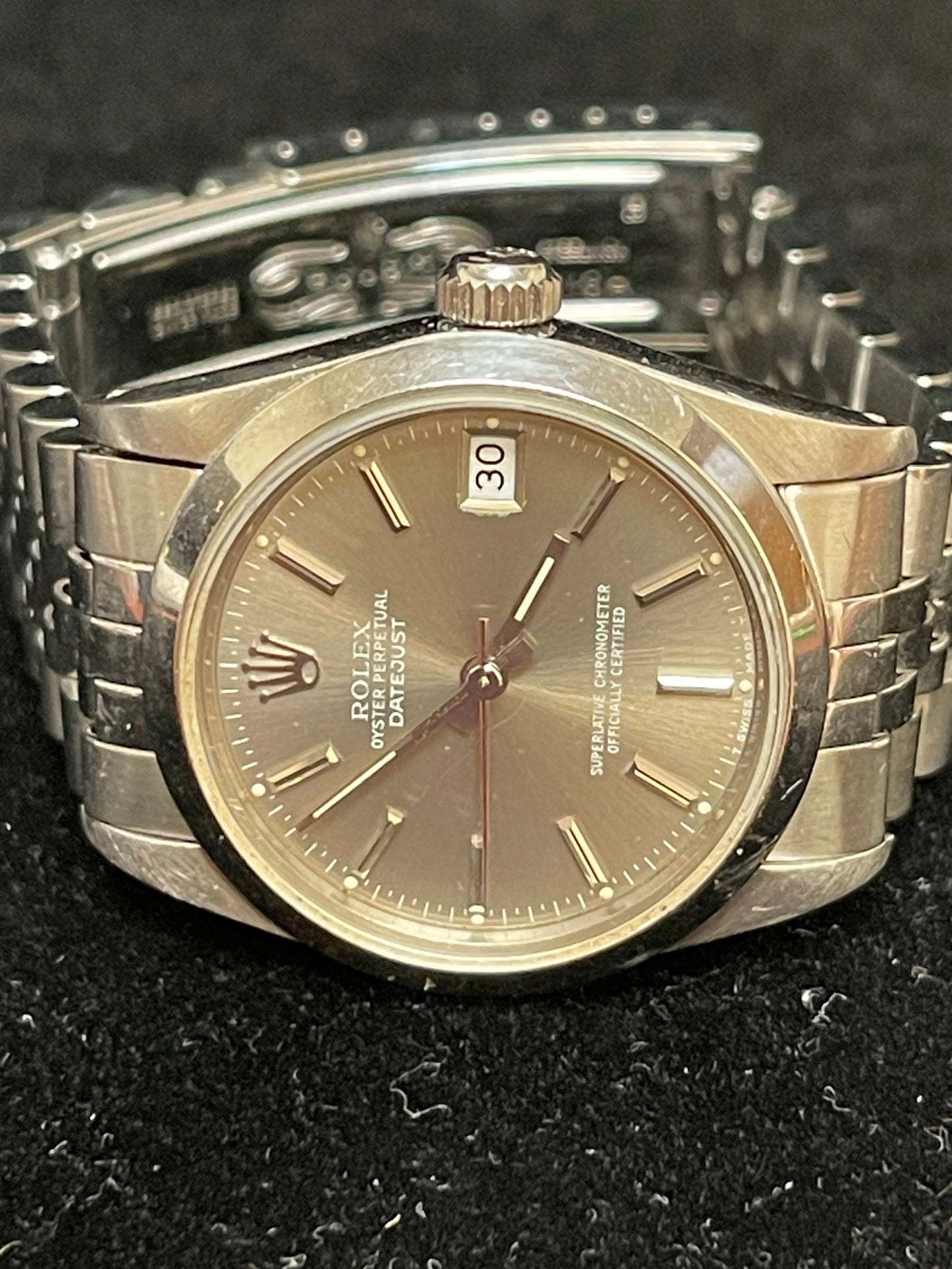 1984 Rolex Datejust 68273 Midsize Grey Dial SS Jubilee No Papers 31mm
