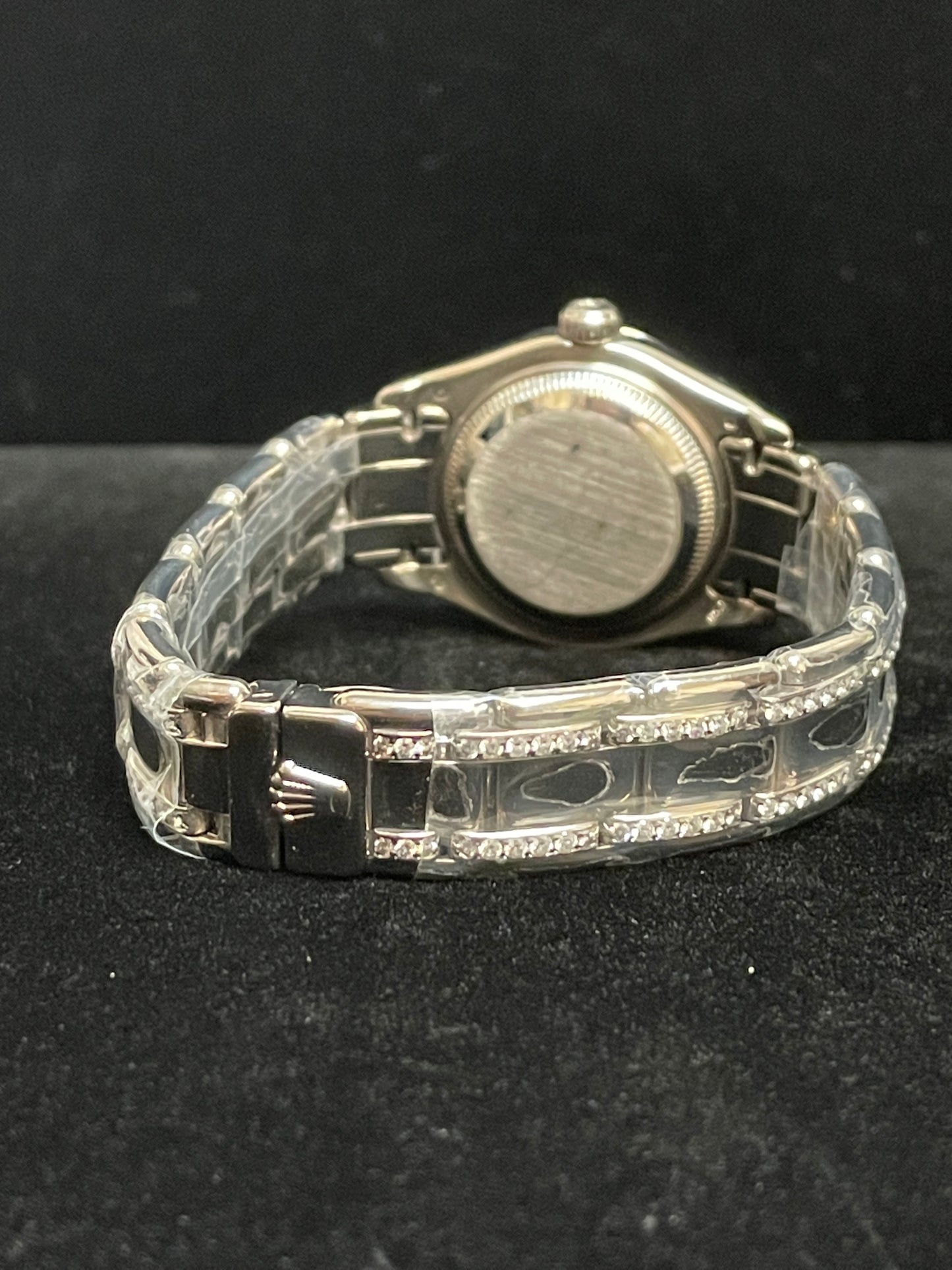 2001 Rolex Ladies Pearlmaster 80299 MOP Diamond Dial 18kt White Gold 29mm