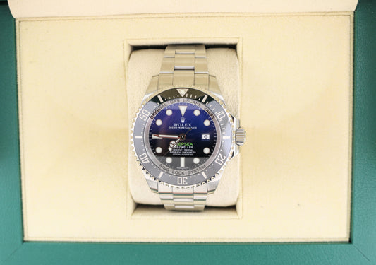 2017 Rolex Deepsea James Cameron 116660 Blue Black Dial SS Oyster No Papers 44mm