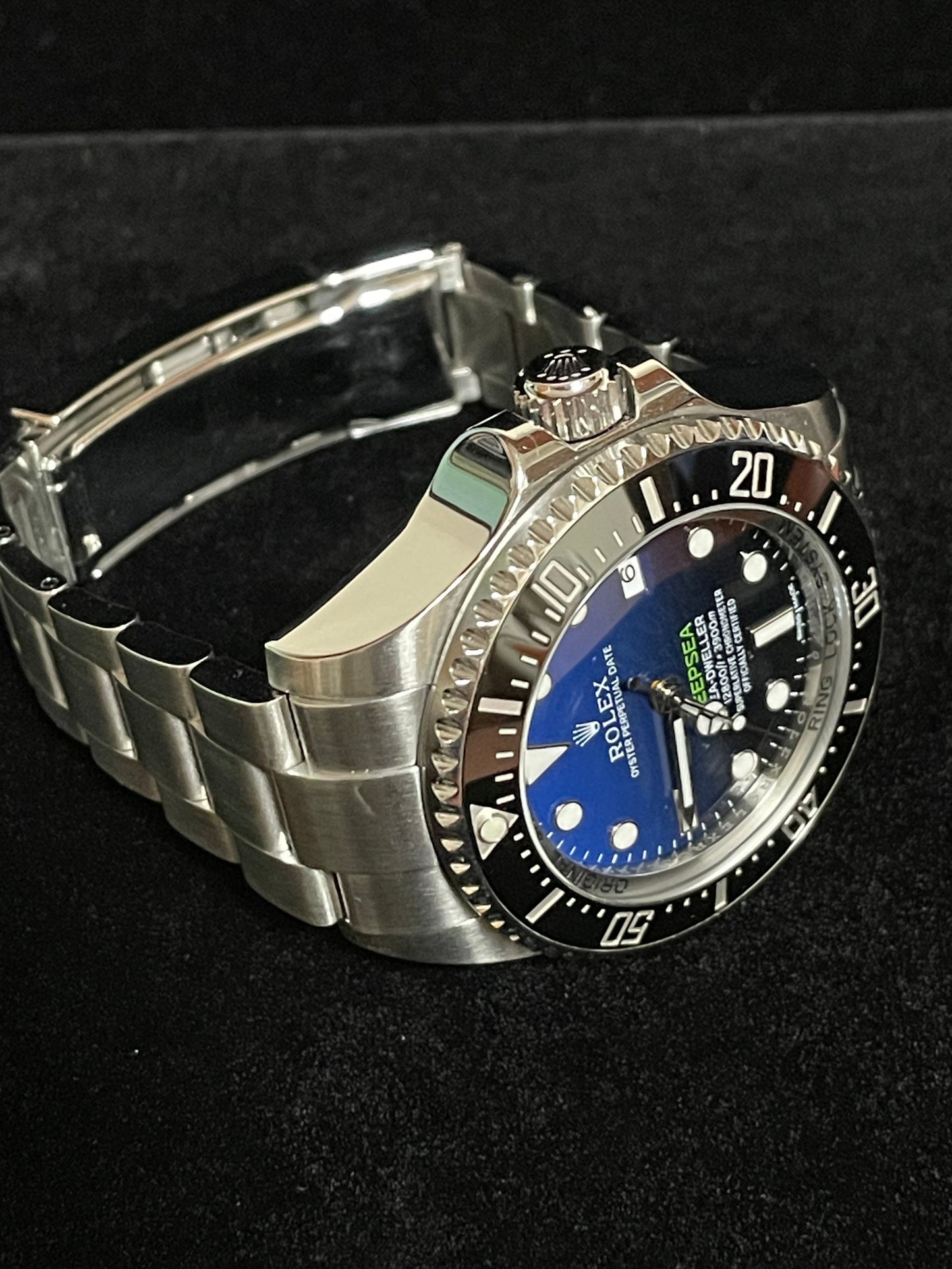 2017 Rolex Deepsea James Cameron 116660 Blue Black Dial SS Oyster No Papers 44mm