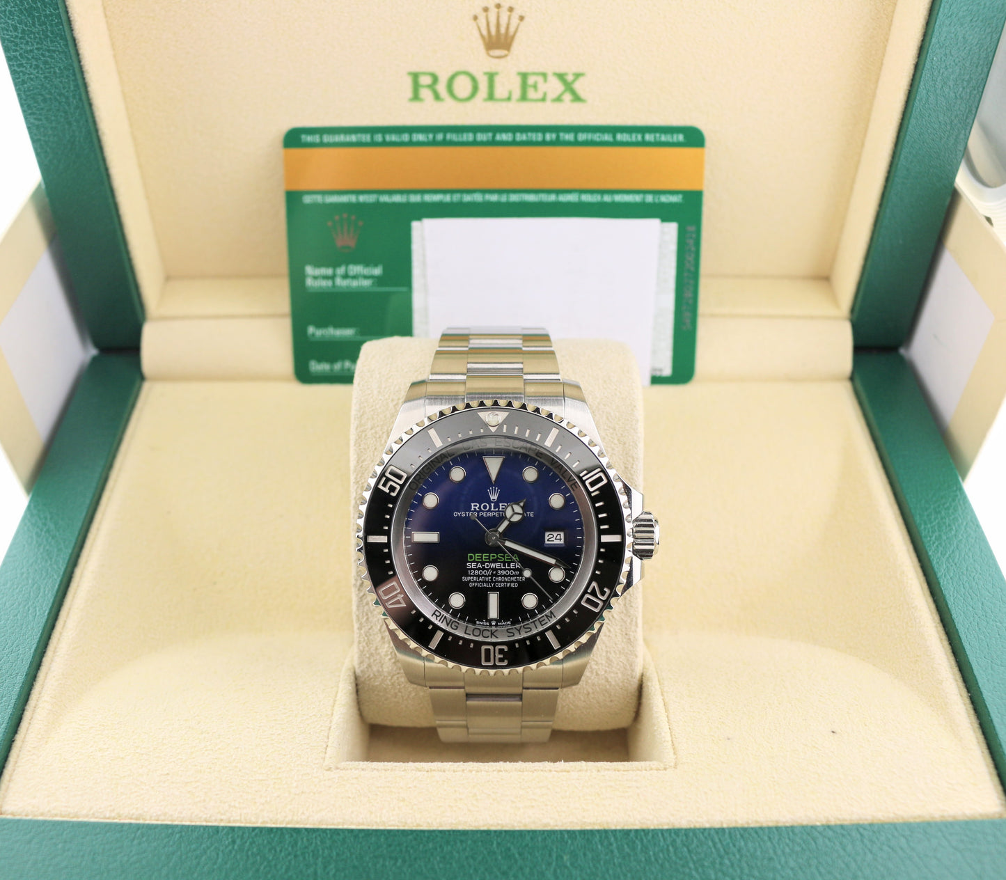 OHT 2019 Rolex Deepsea Sea-Dweller 126660 James Cameron SS Oyster With Papers 43mm