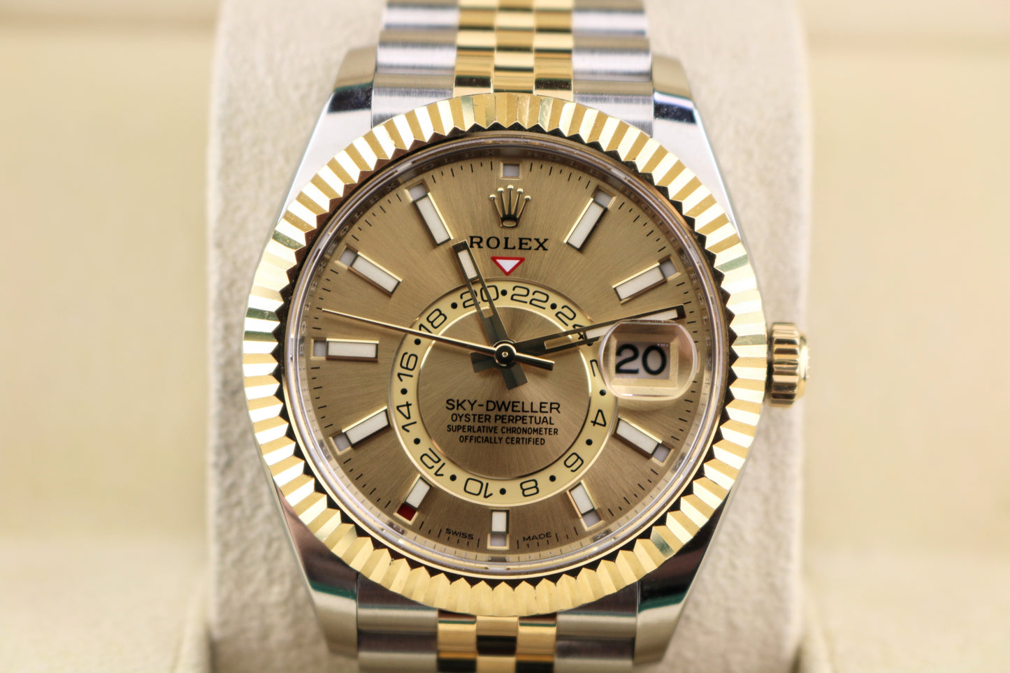 2021 Rolex Sky-Dweller 326933 Champagne Dial TT Jubilee With Papers 42mm