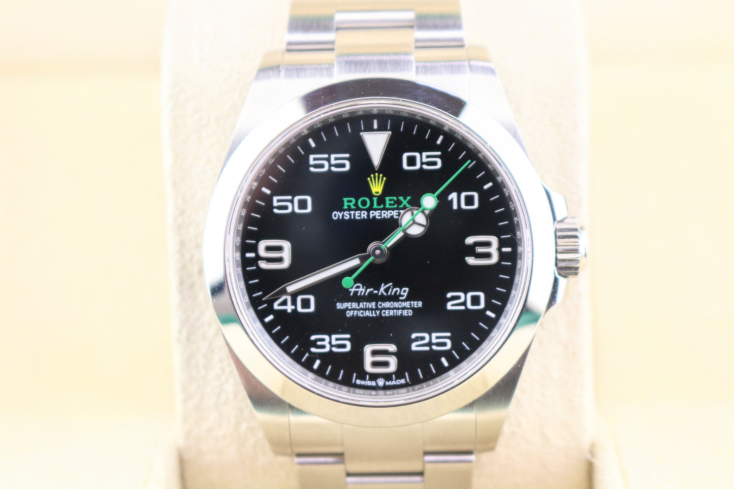 2023 Rolex Air-King 126900 Black Dial SS Oyster With Papers 40mm