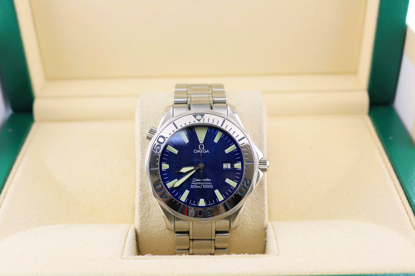 OMEGA Seamaster Professional 2265.80 Large Blue Dial Quartz SS No Papers 41mm