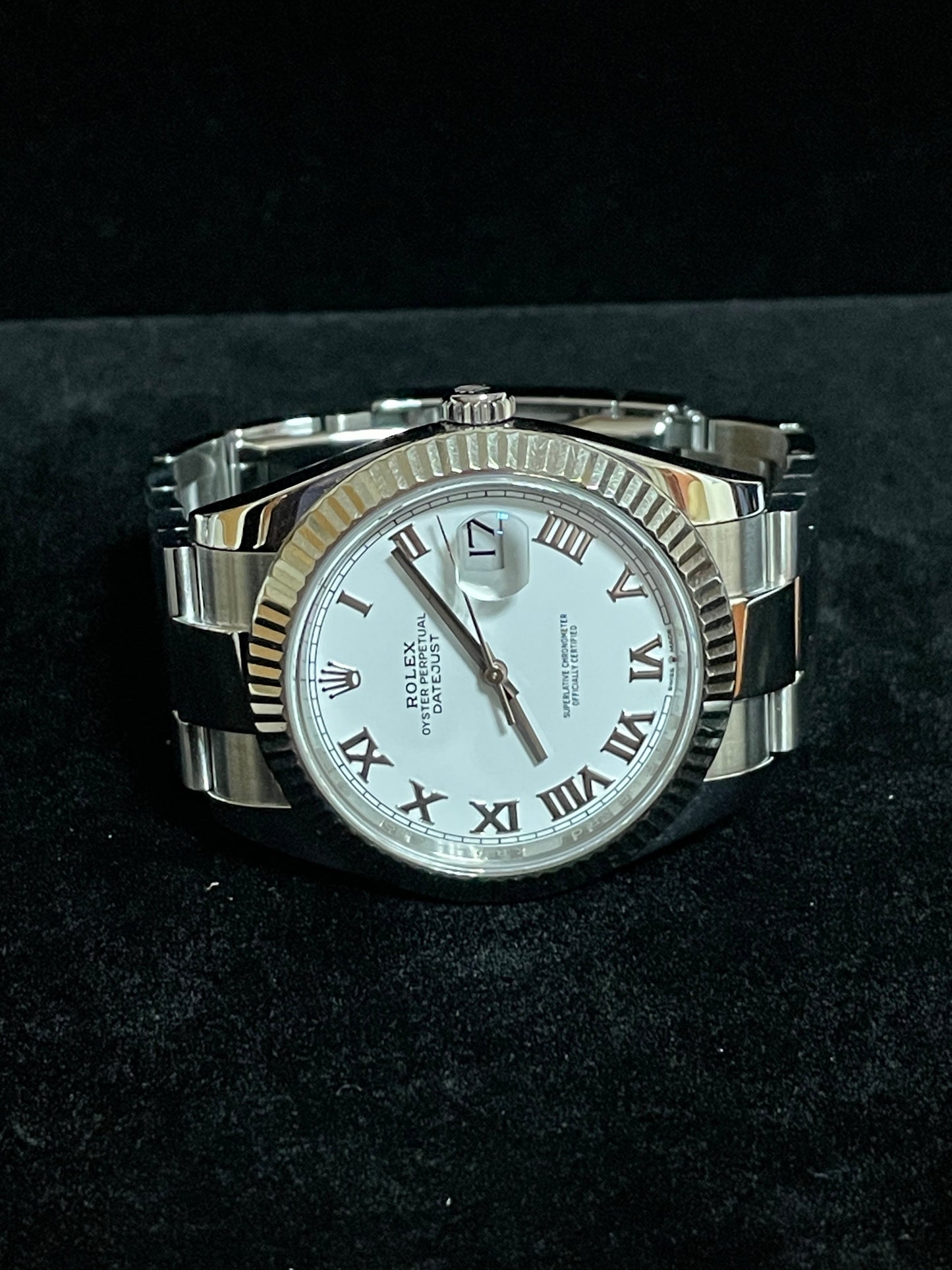 2025 Rolex Datejust 126334 White Roman Dial SS Oyster No Papers 41mm