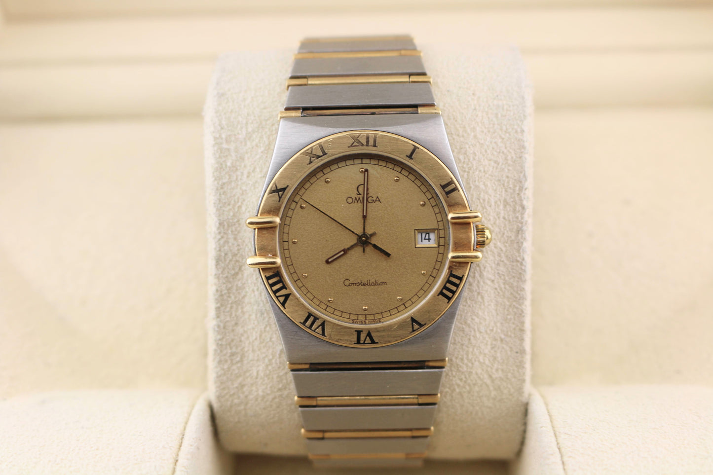Omega Constellation 398.0876 Champagne Dial TT Bracelet No Papers 34mm