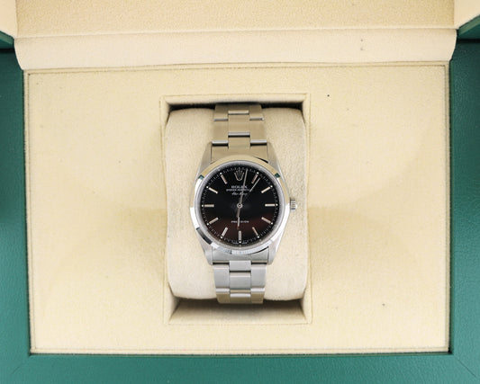 1999 Rolex Air-King 14000 Black Dial SS Oyster No Papers 34mm