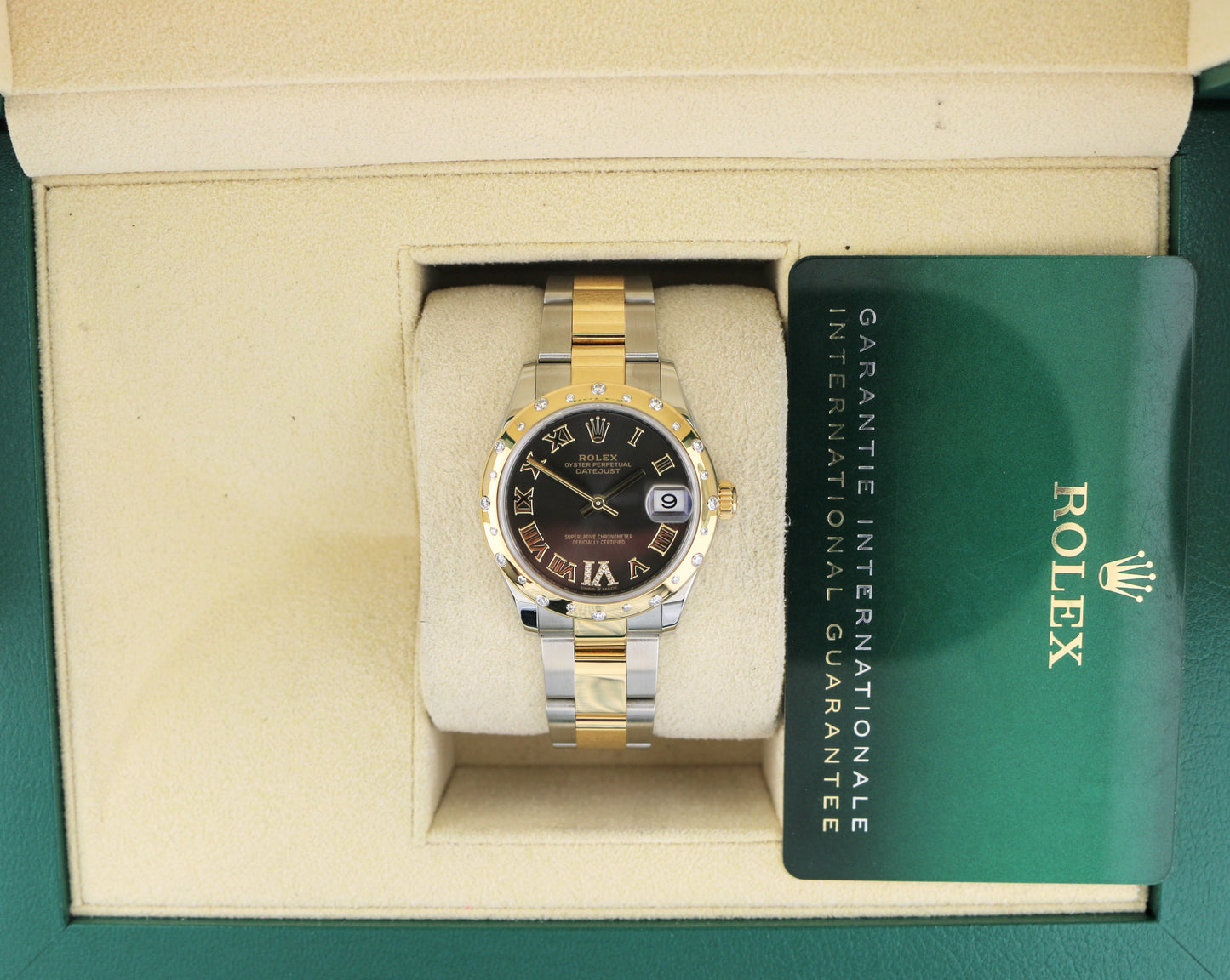 2021 Rolex Datejust 278343RBR Rhodium Diamond Dial + Bezel TT Oyster Papers 31mm