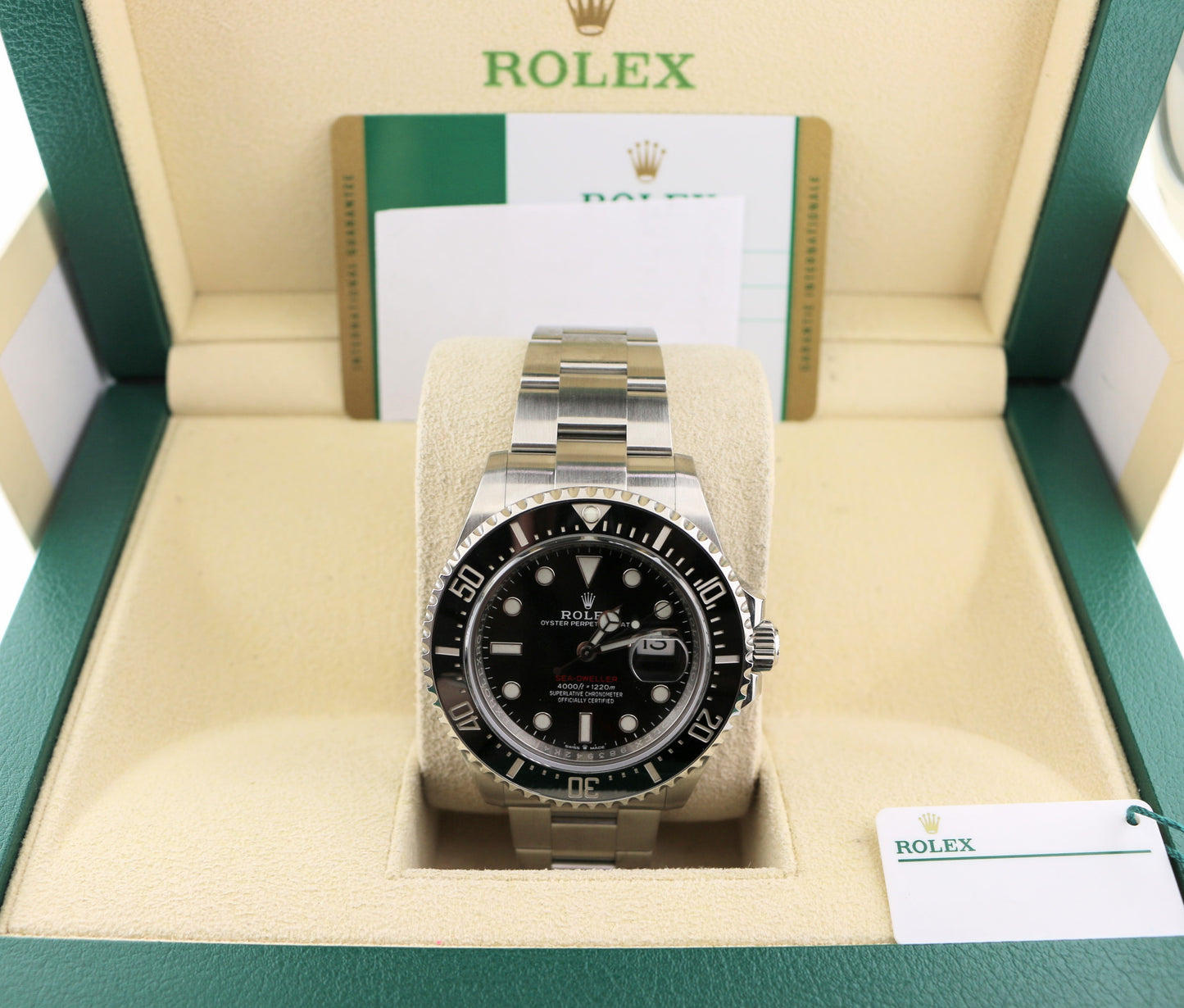 2019 Rolex Red Sea-Dweller 126600 Black Dial SS Oyster With Papers 43mm