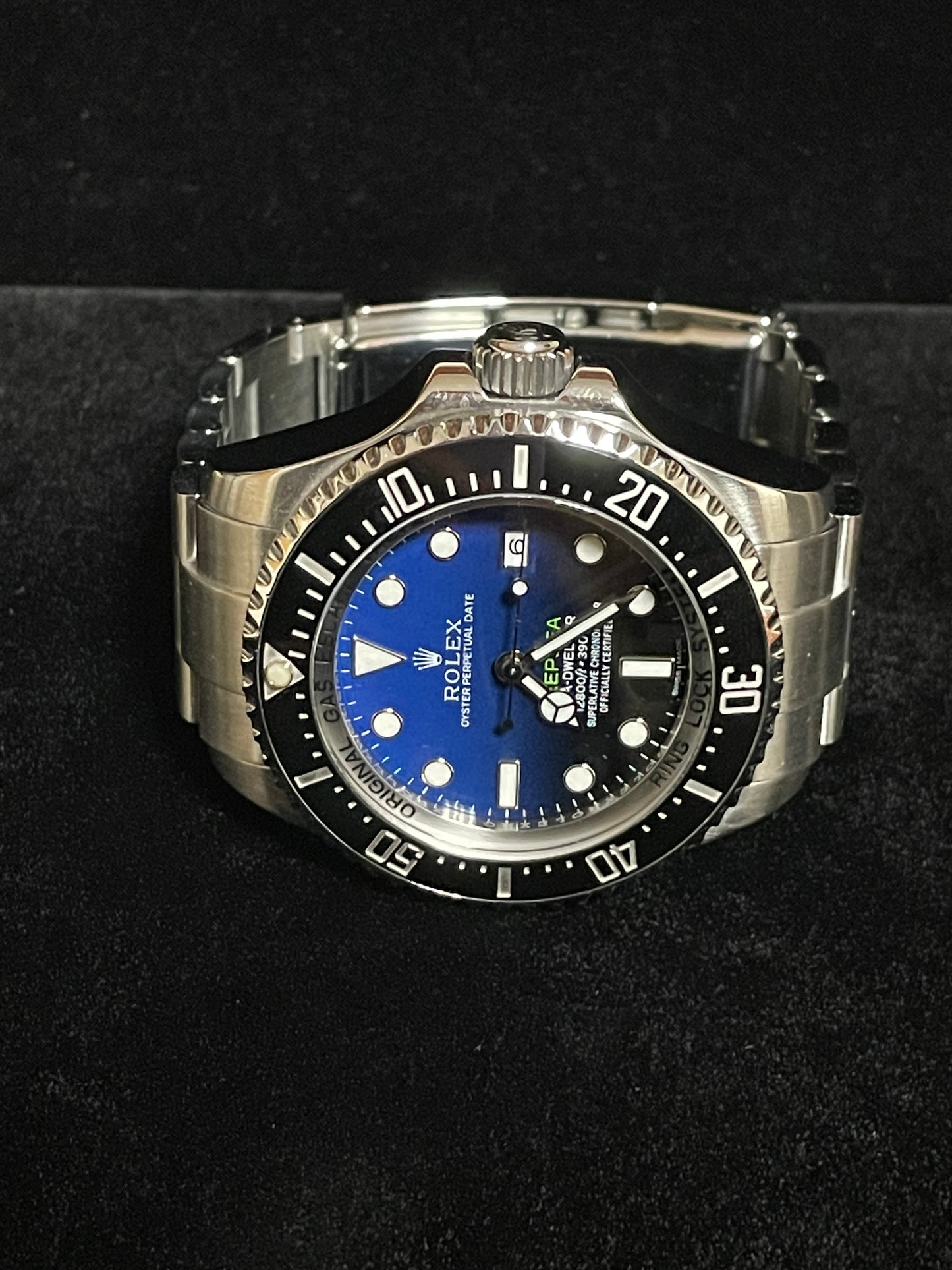 2017 Rolex Deepsea 116660 Blk Blue Dial James Cameron SS Oyster With Papers 44mm