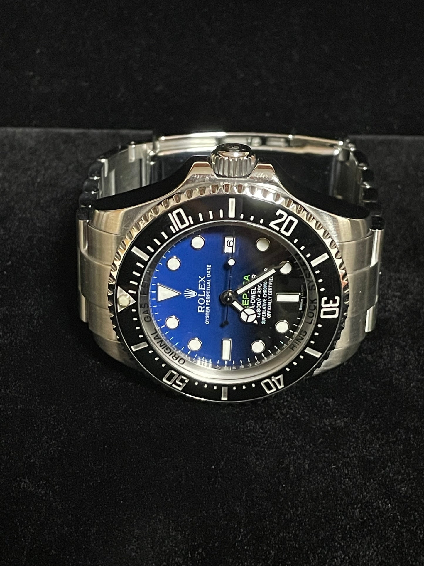 2017 Rolex Deepsea 116660 Blk Blue Dial James Cameron SS Oyster With Papers 44mm