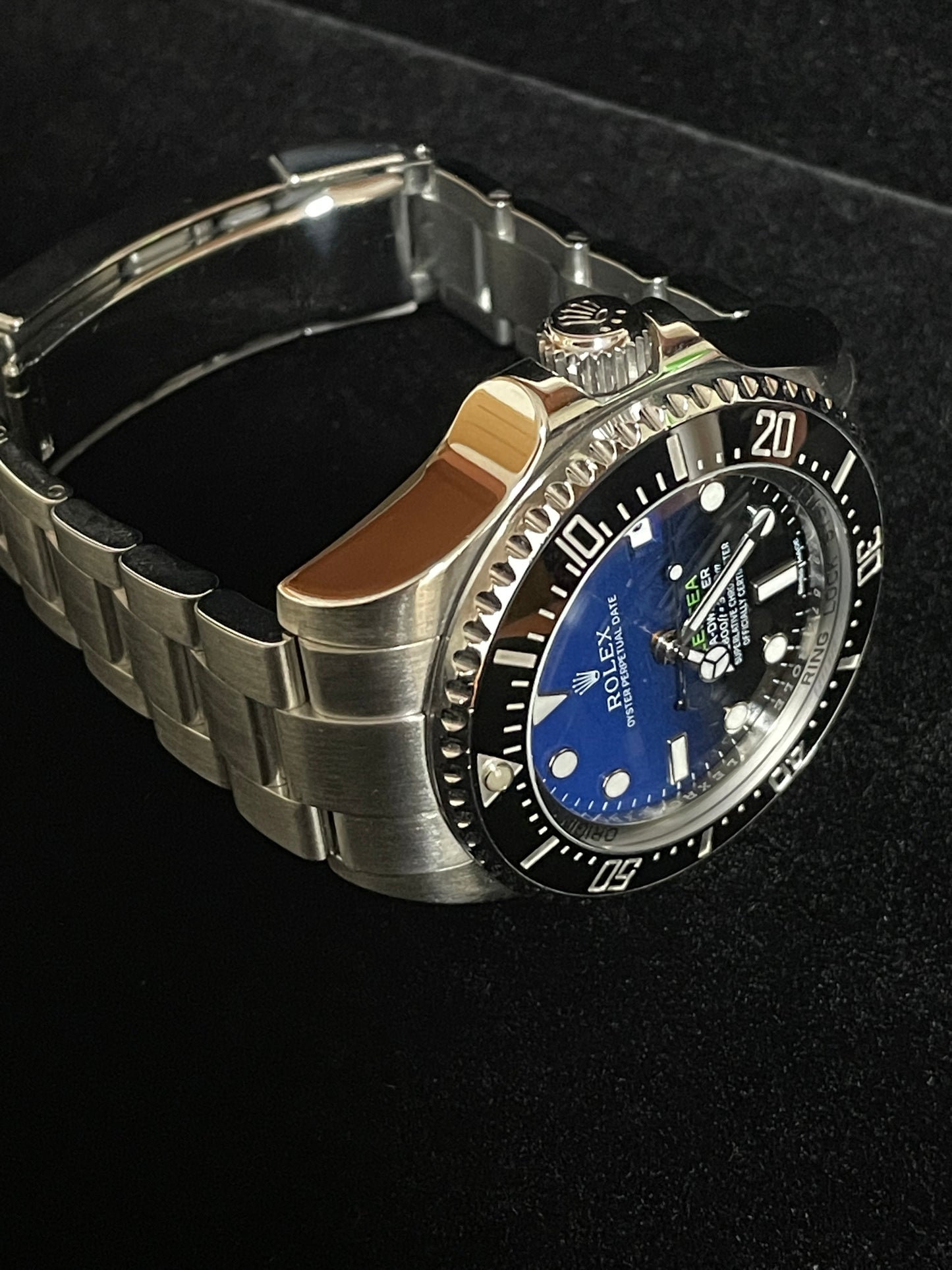 2017 Rolex Deepsea 116660 Blk Blue Dial James Cameron SS Oyster With Papers 44mm