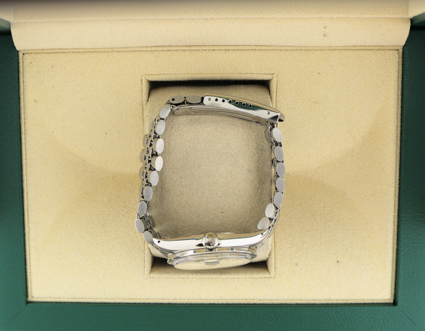 1976 Rolex Date 1501 Silver Dial SS USA Jubilee Trim Bracelet No Papers 34mm
