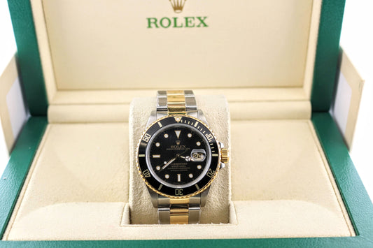 1987 Rolex Submariner 16803 Black Dial TT Oyster No Papers 40mm