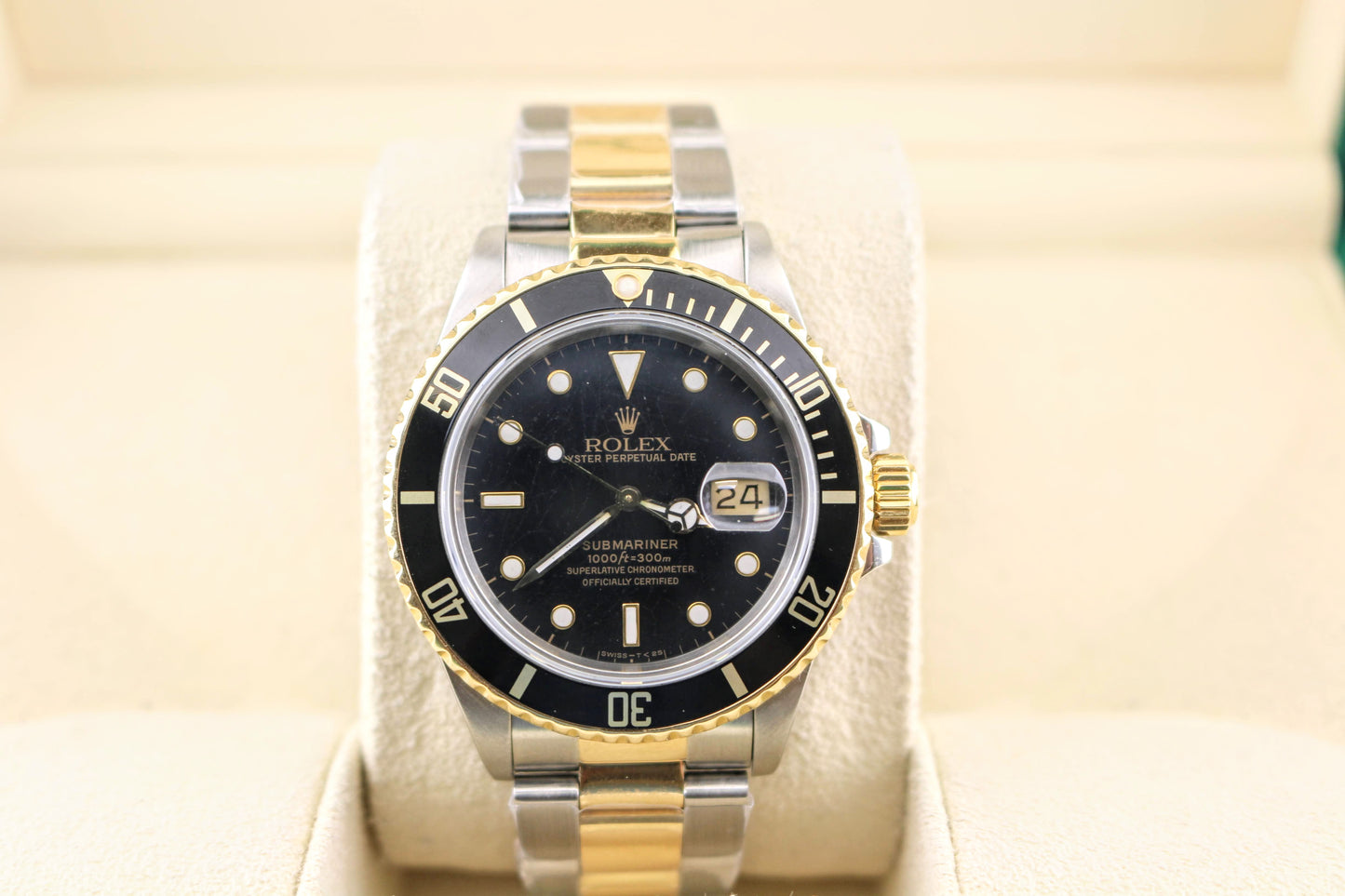 1987 Rolex Submariner 16803 Black Dial TT Oyster No Papers 40mm