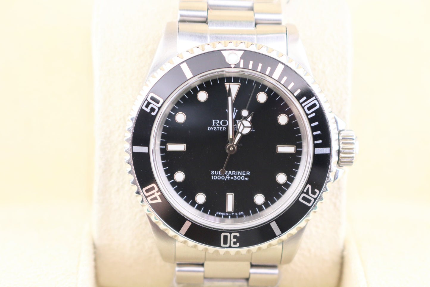 1993 Rolex Submariner No Date 14060 Black Dial SS Oyster No Papers 40mm