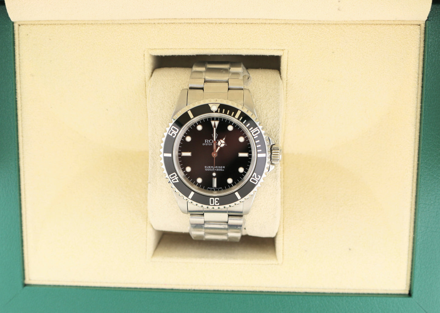 1993 Rolex Submariner No Date 14060 Black Dial SS Oyster No Papers 40mm