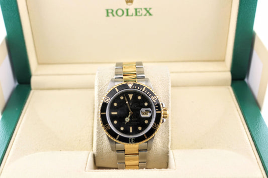 1986 Rolex Submariner 16803 Black Dial TT Oyster No Papers 40mm