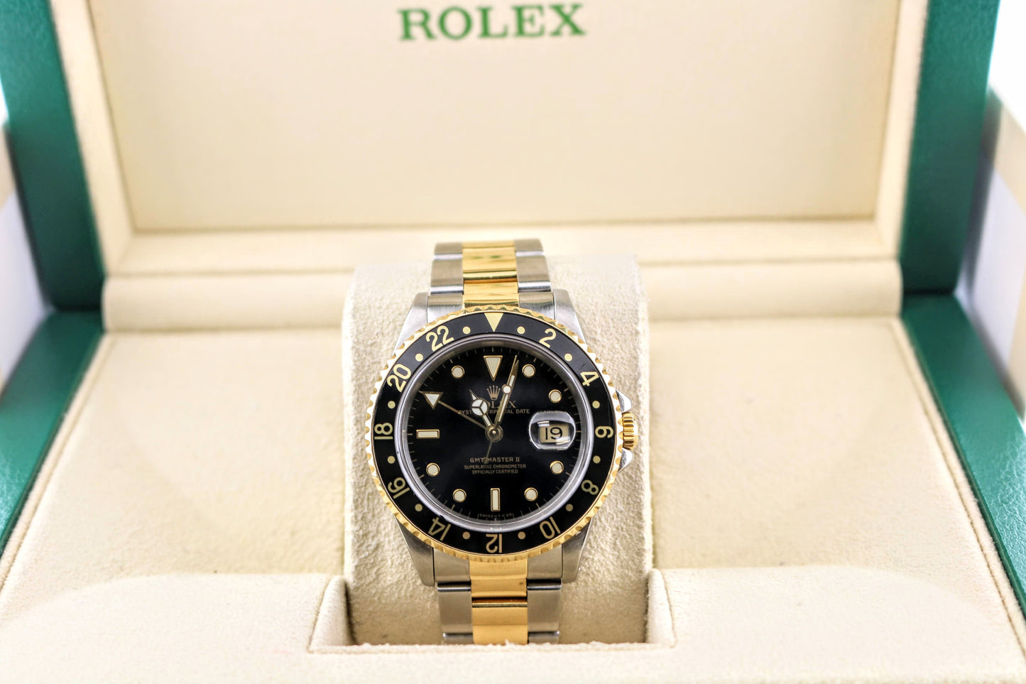 1991 Rolex GMT Master II 16713 Black Dial TT Oyster No Papers 40mm