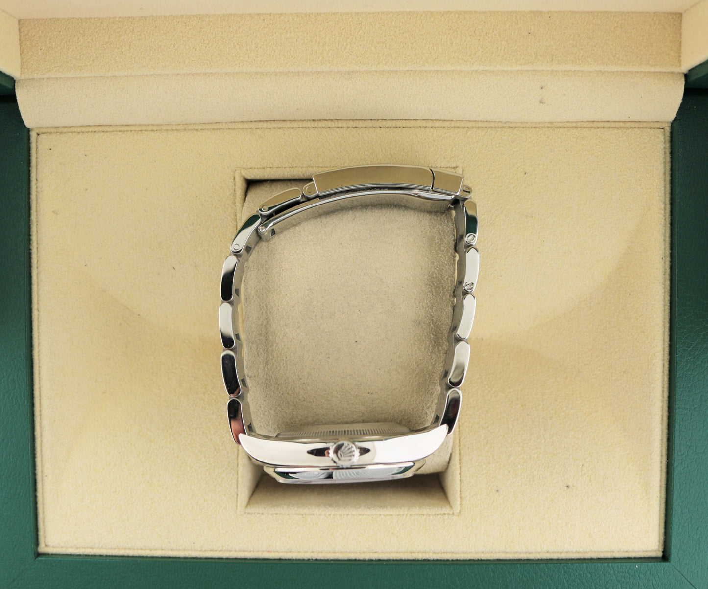 2021 Rolex Oyster Perpetual 126000 Silver Stick Dial SS Oyster With Papers 36mm