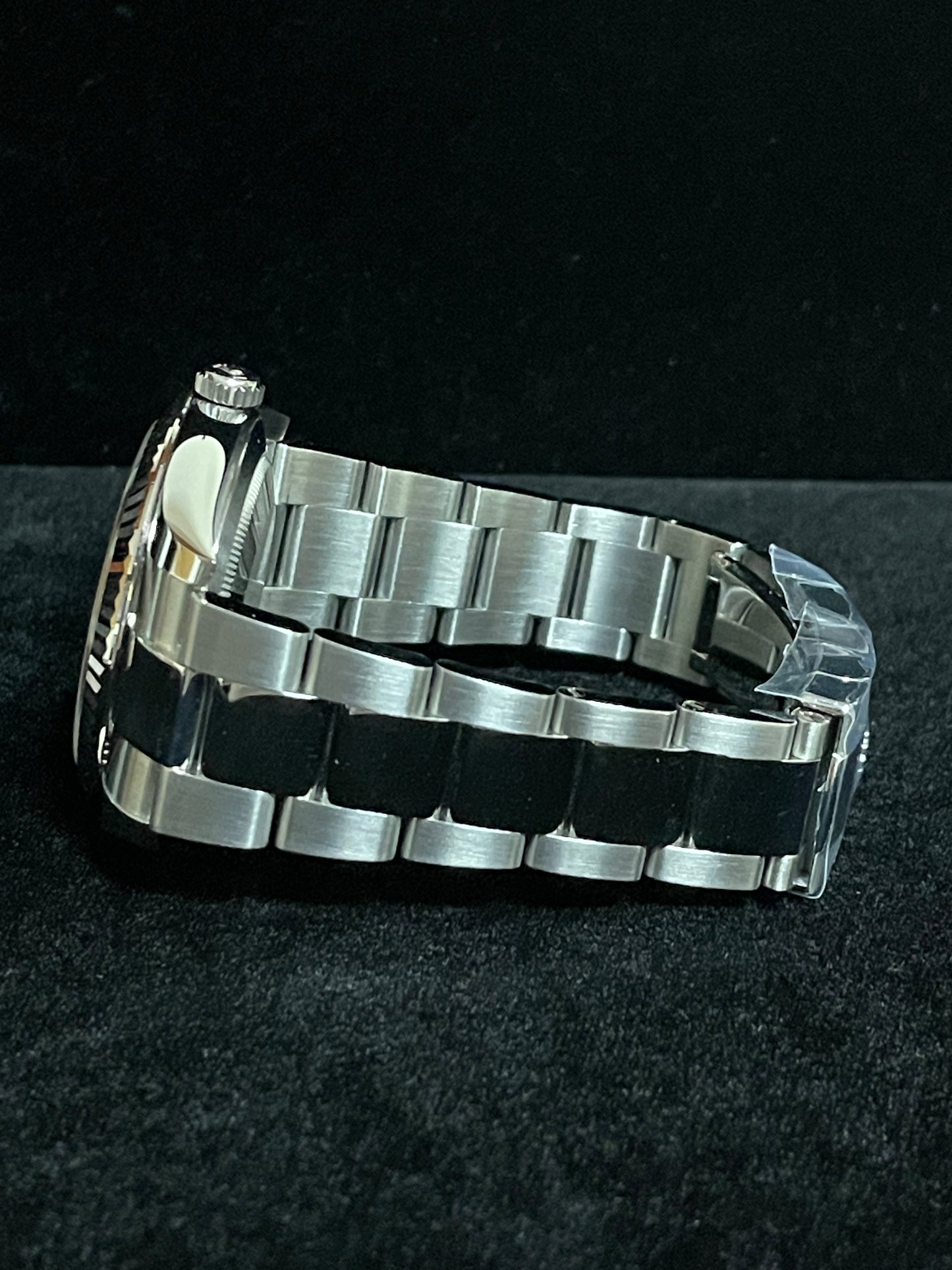 OHA 2020 Rolex Datejust 126334 Black Diamond Dial SS Oyster With Papers 41mm