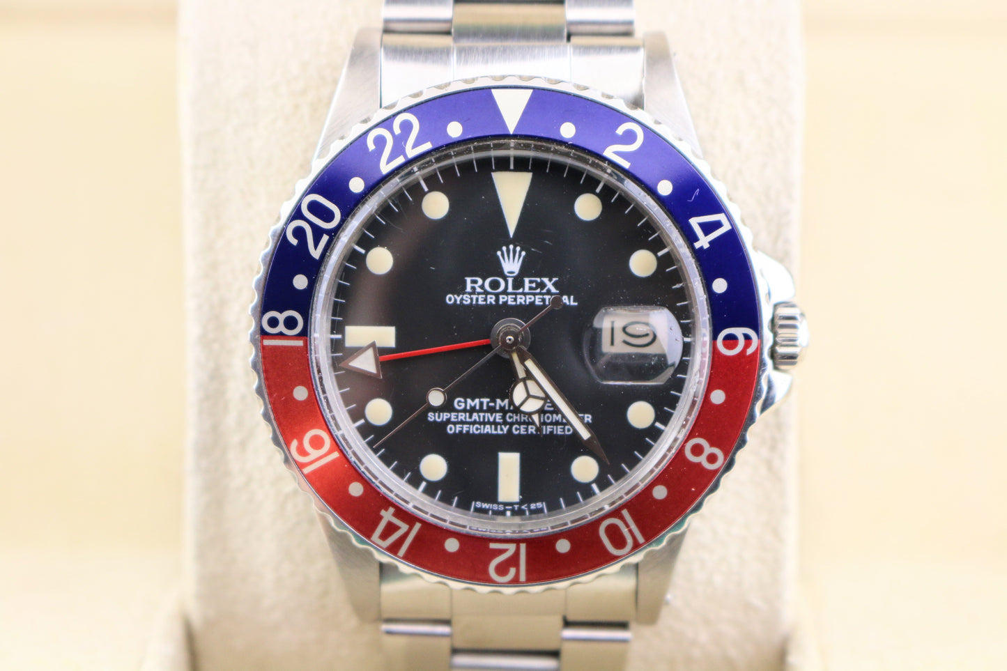 1966 Rolex Pepsi GMT-Master 1675 Black Dial SS Oyster No Papers 40mm
