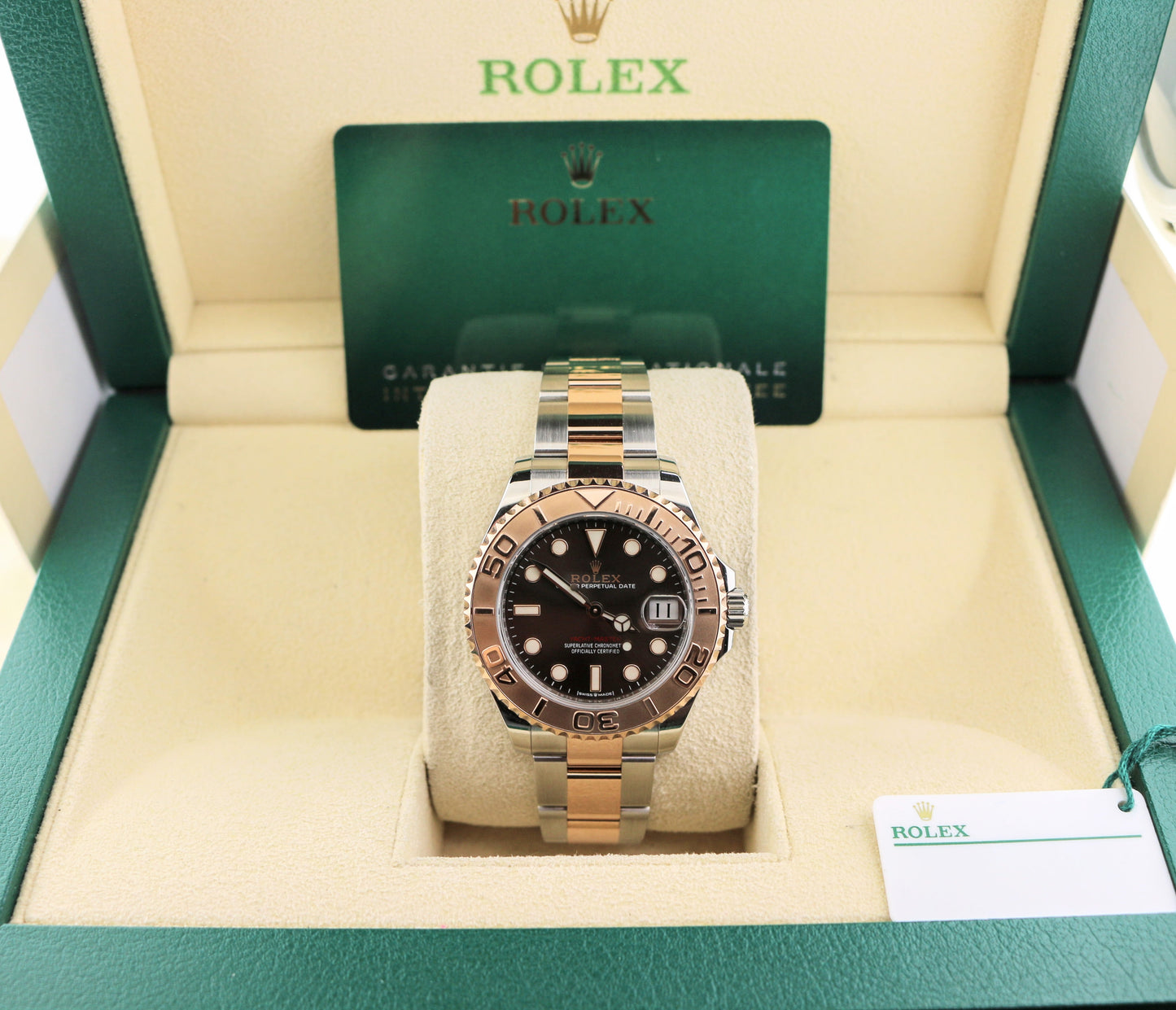 2021 Rolex Yacht-Master 268621 Chocolate Dial TT Rose Oyster With Papers 37mm