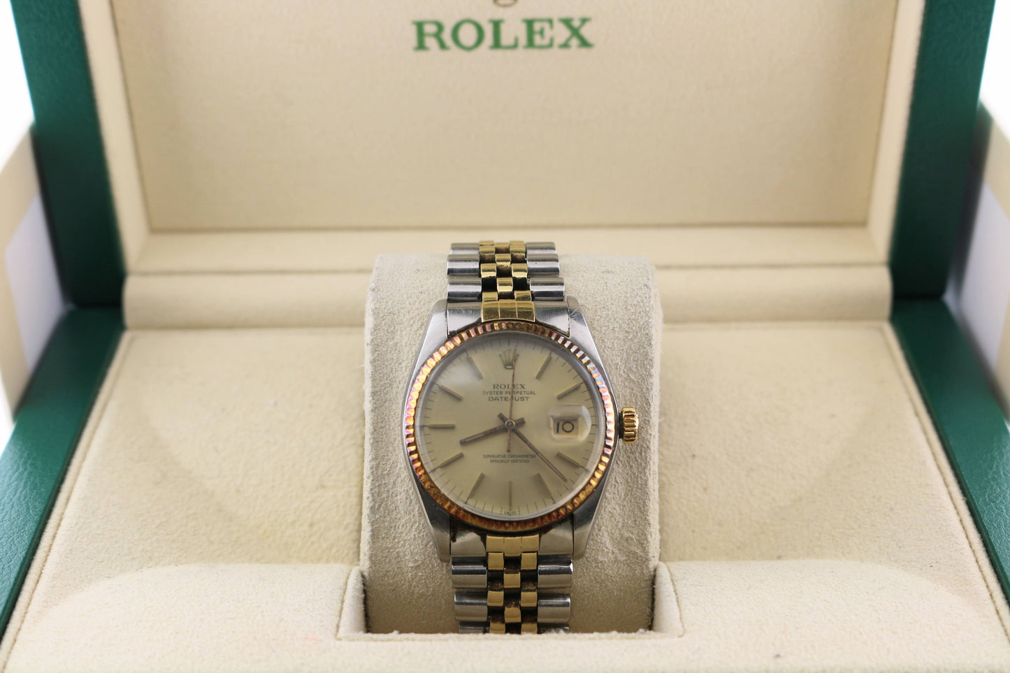 1978 Rolex Datejust 16013 Champagne Dial TT Jubilee No Papers 36mm