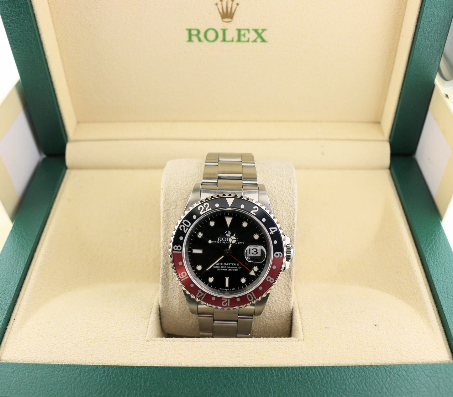 1997 Rolex Coke GMT-Master II 16710 Black Dial SS Oyster No Papers 40mm