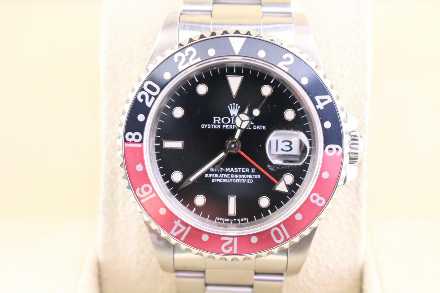1997 Rolex Coke GMT-Master II 16710 Black Dial SS Oyster No Papers 40mm