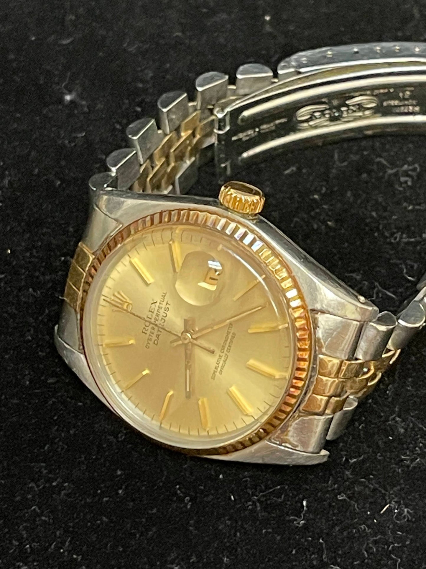 1978 Rolex Datejust 16013 Champagne Dial TT Jubilee No Papers 36mm