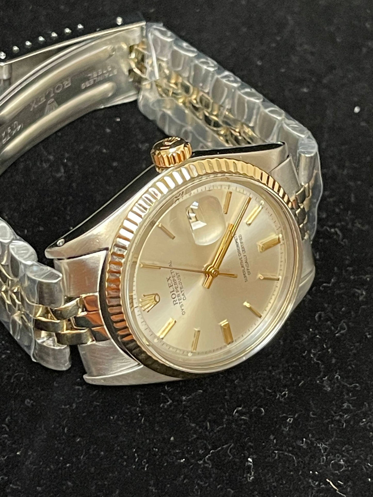 1972 Rolex Datejust 1601 Silver Dial TT Jubilee No Papers 36mm