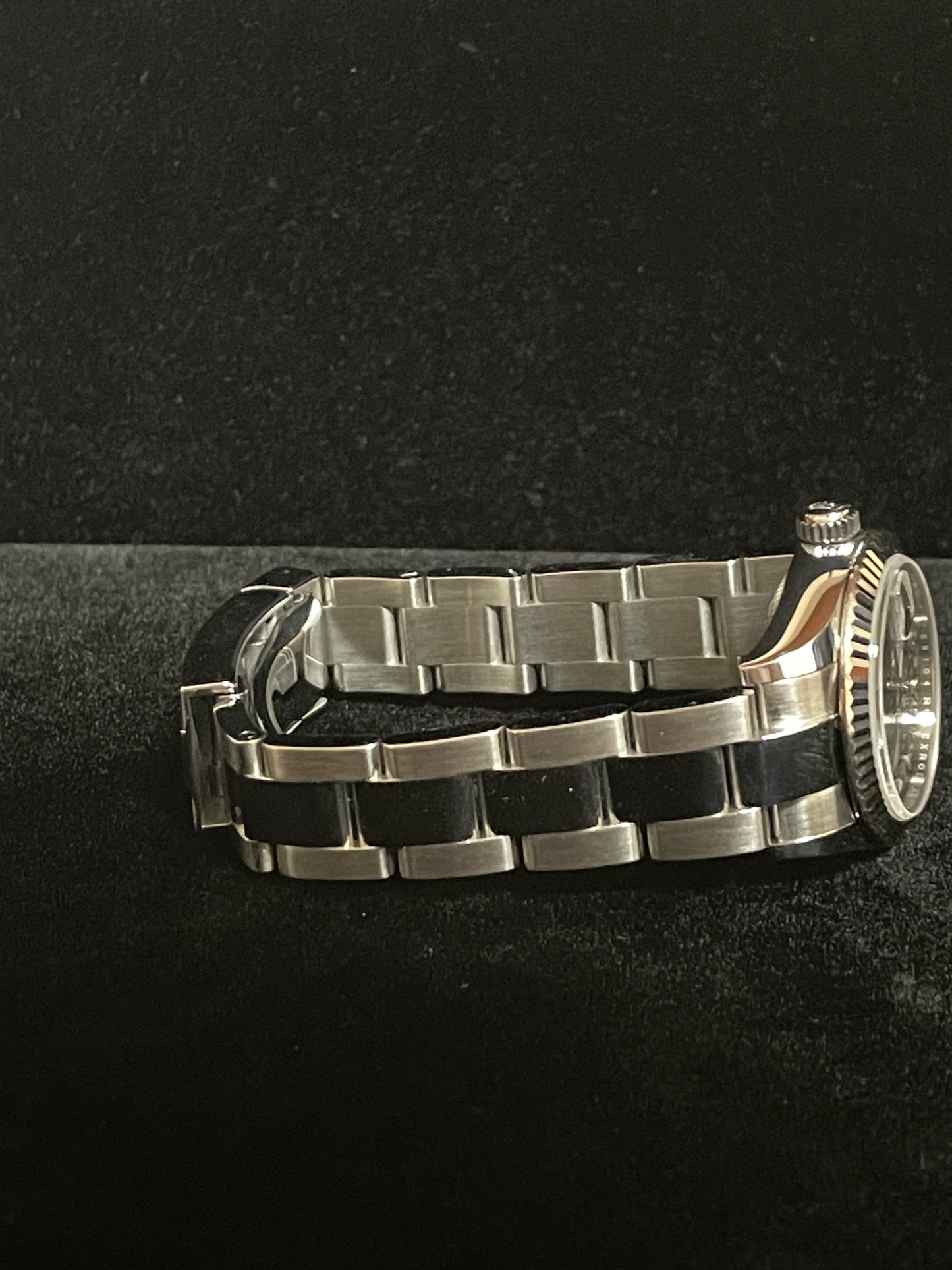 2018 Rolex Ladies Datejust 279174 Dark Grey Roman SS Oyster With Papers 28mm