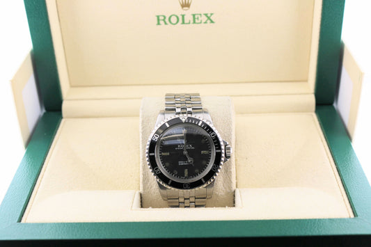 1967 Rolex Submariner 5513 Meter First Black Matte Dial SS Jubilee No Paper 40mm