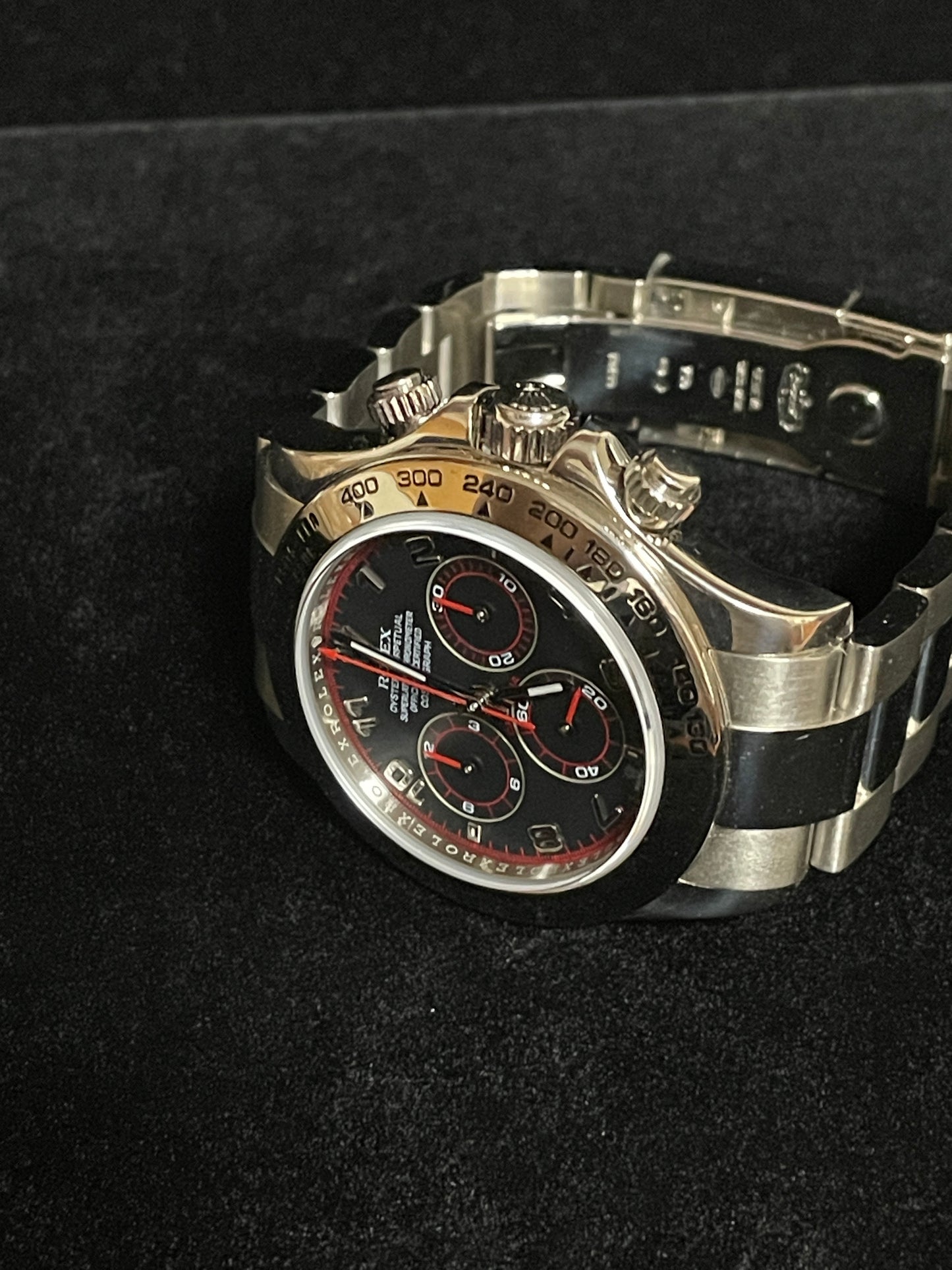 2006 Rolex Daytona 116509 Black Racing Dial White Gold 18kt Oyster No Paper 40mm