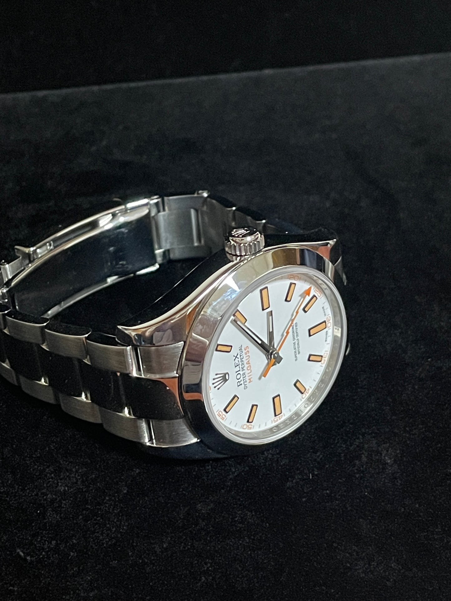 2009 Rolex Milgauss 116400 White Dial SS Oyster No Papers 40mm