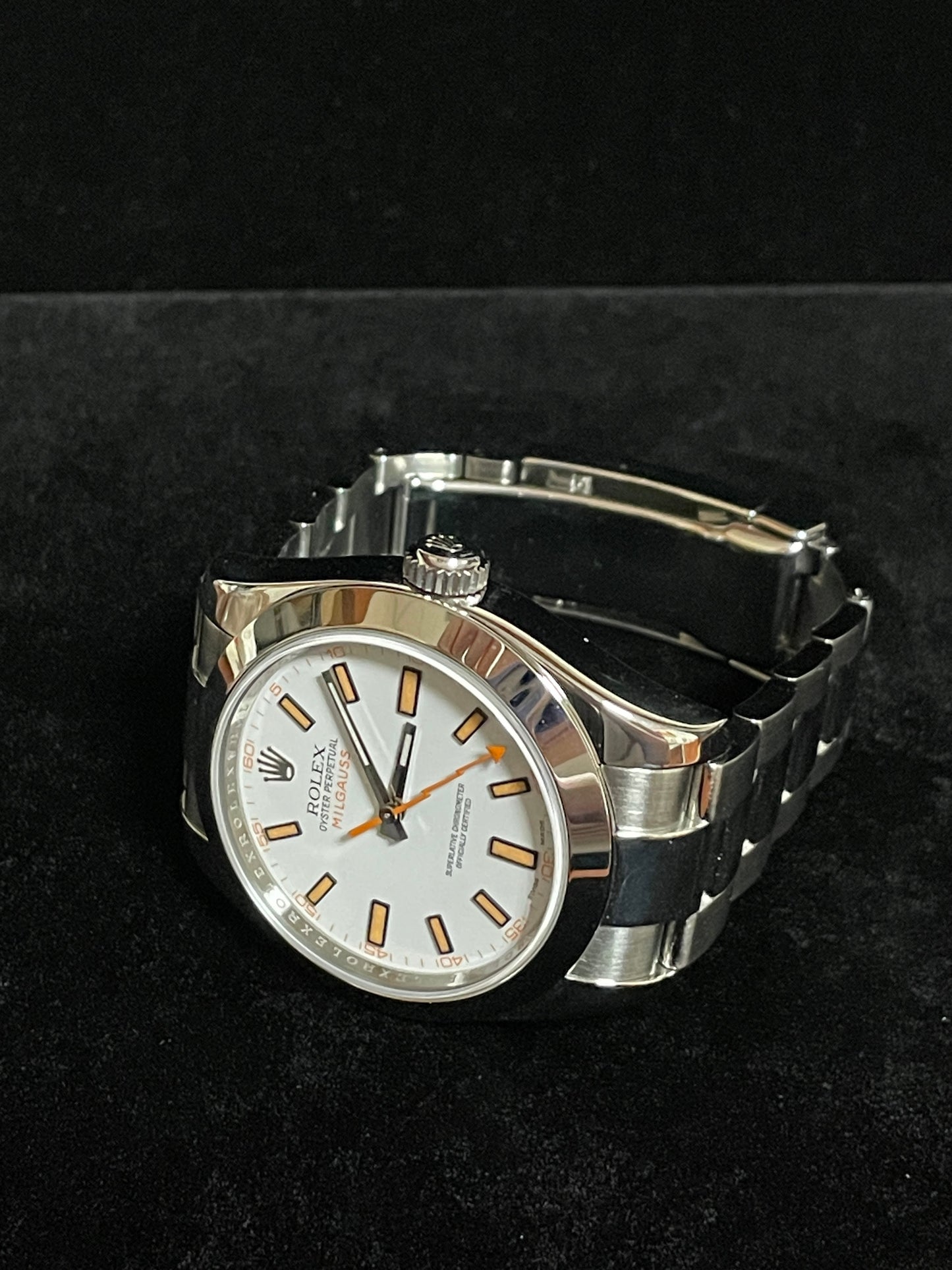 2009 Rolex Milgauss 116400 White Dial SS Oyster No Papers 40mm