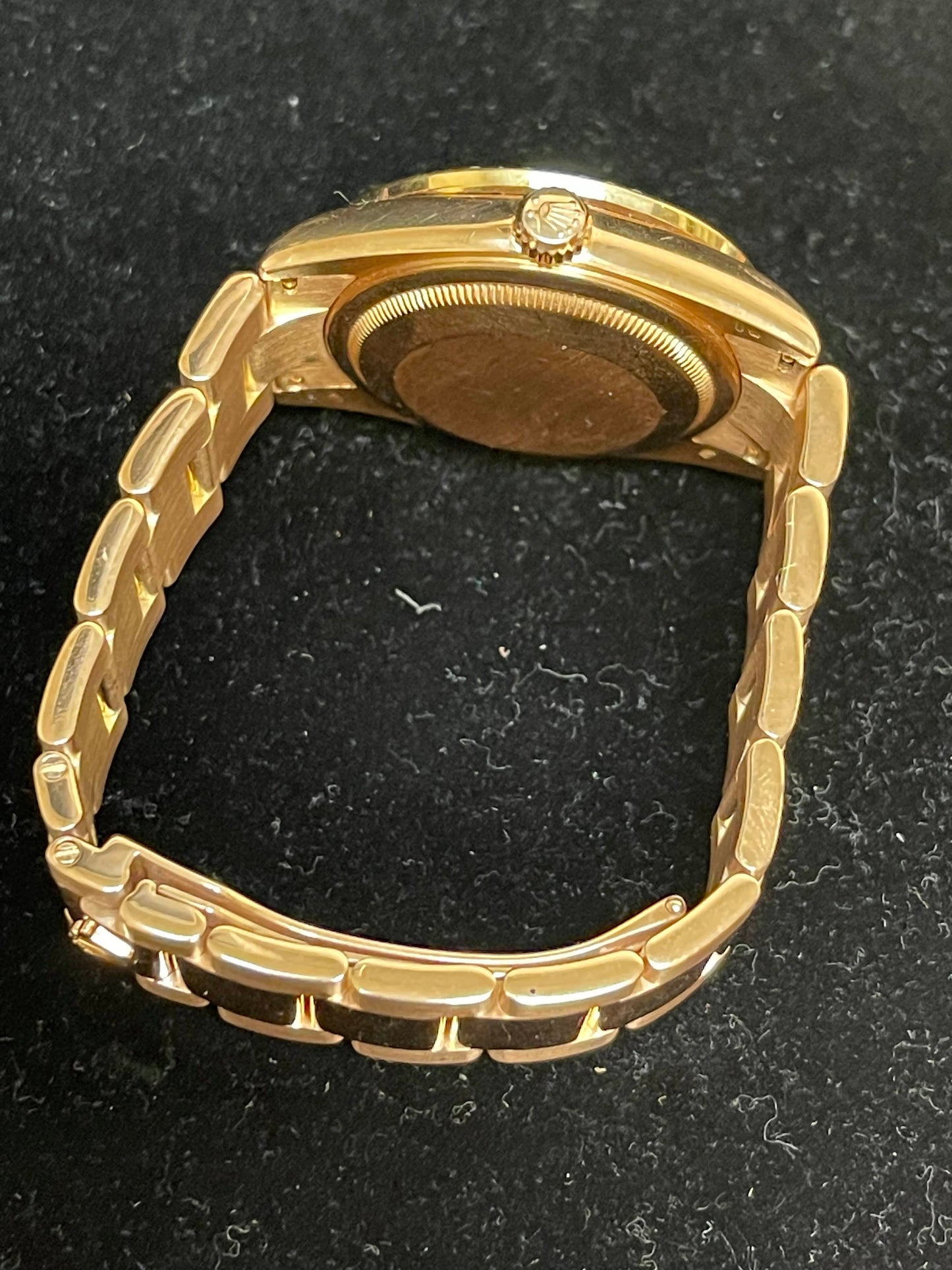 2002 Rolex Day-Date 118205 Everrose Dial 18kt Rose Gold W/Diamond Bezel 36mm