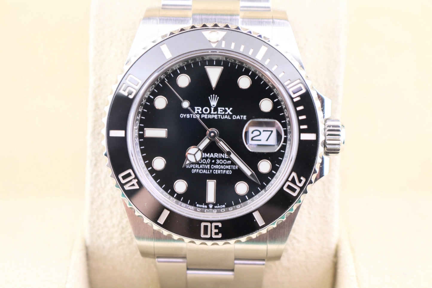2021 Rolex Submariner 126610LN Black Dial SS Oyster With Papers 40mm