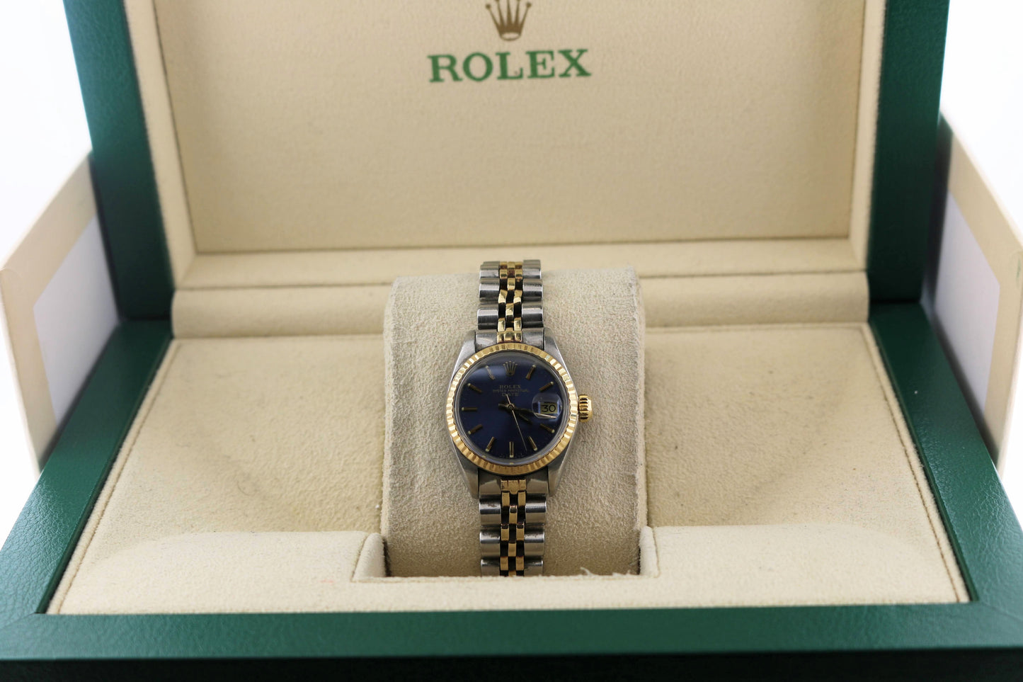 1979 Rolex Datejust 6917 Date Blue Stick Dial TT Jubilee No Papers 26mm