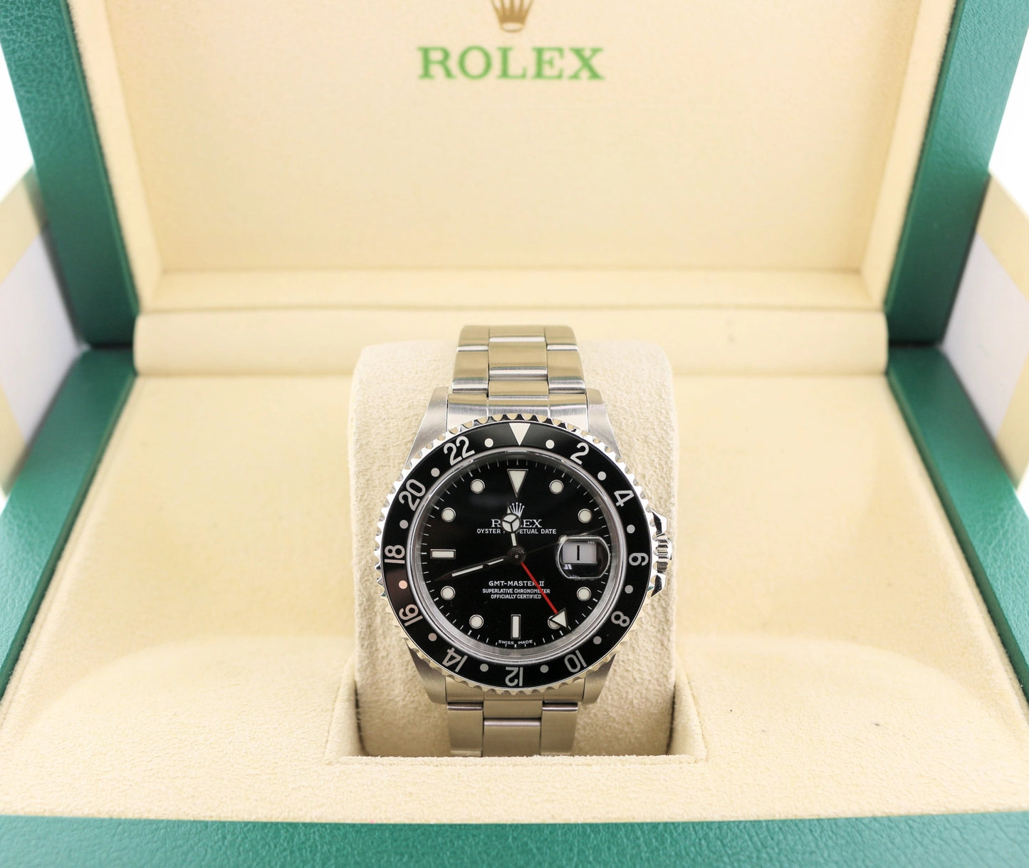 1999 Rolex GMT-Master II 16710 Black Dial SS Oyster No Papers 40mm